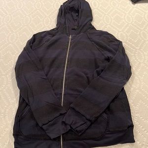 AG Men’s Striped Zip Up Hoodie